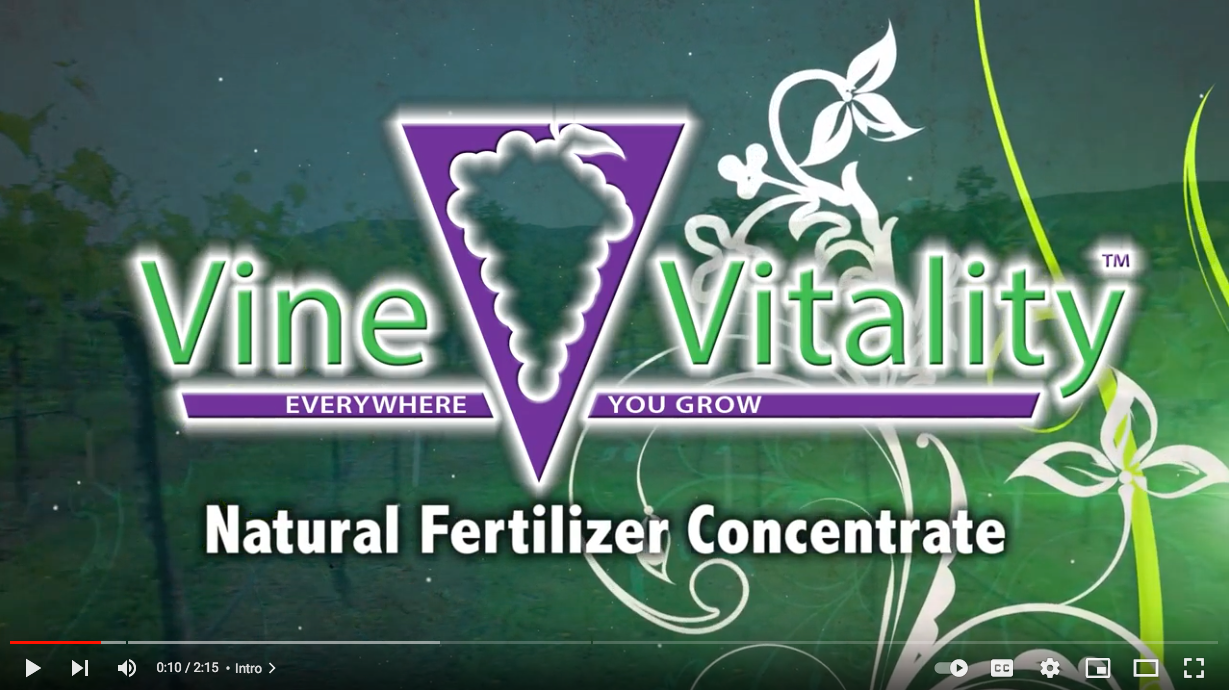 Load video: Vine Vitality All-Natural Fertilizer